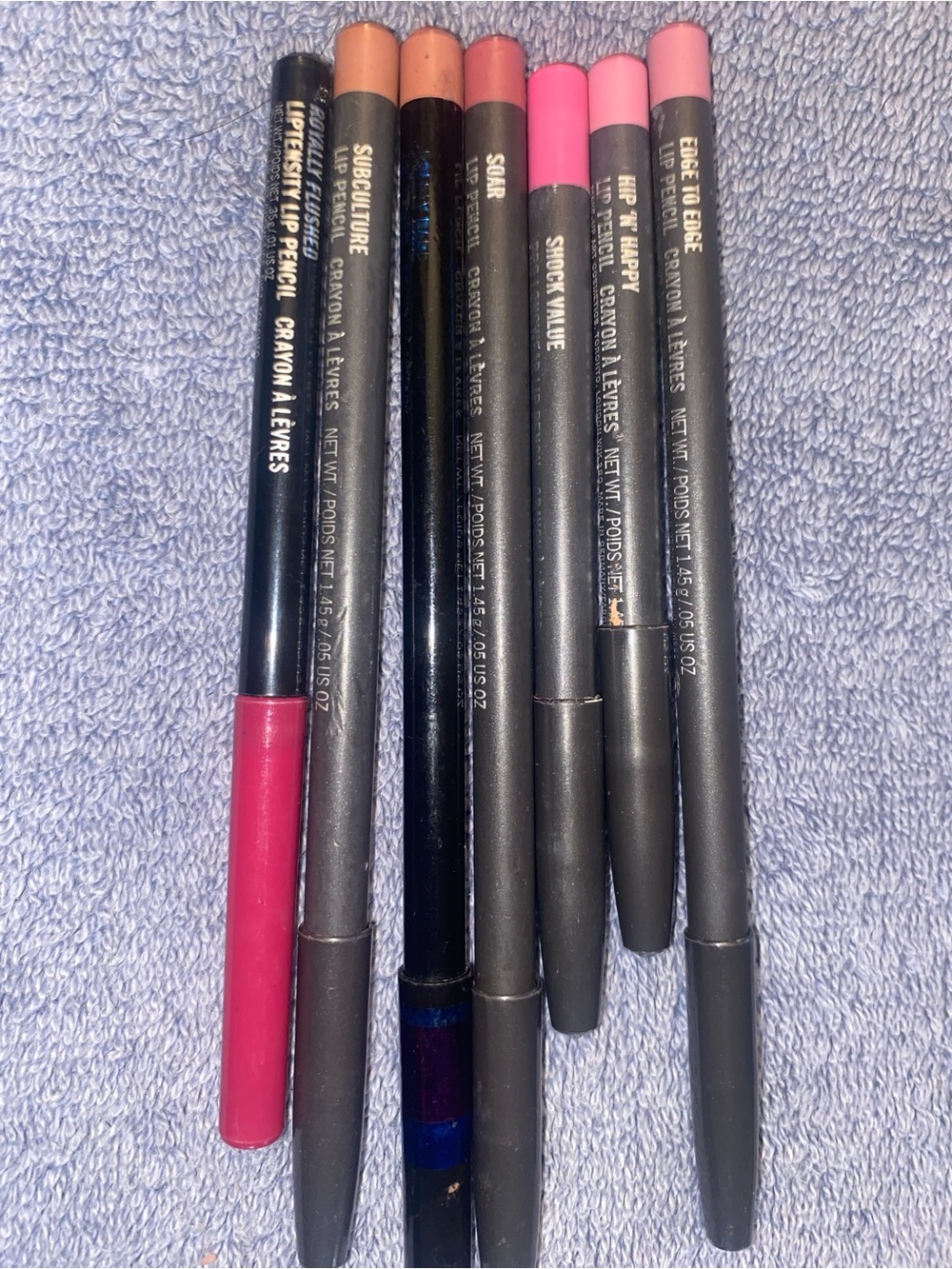 MAC Cosmetics Lip Liner Set — Pink & Nude Shades